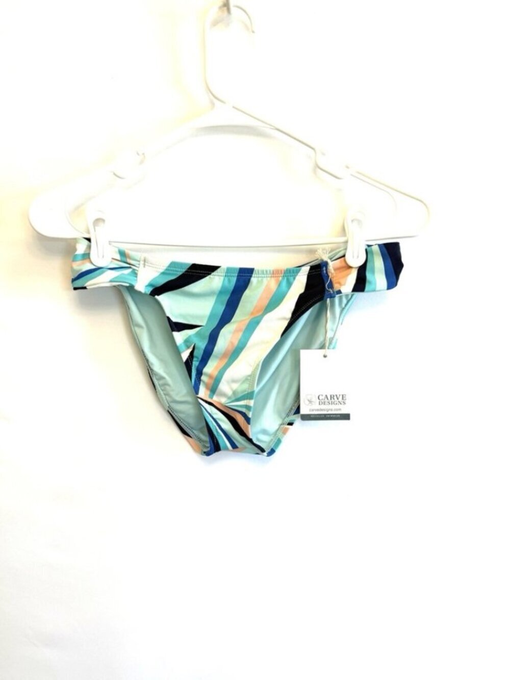 Carve Designs Women’s Blue Multi Bikini Bottom Size S